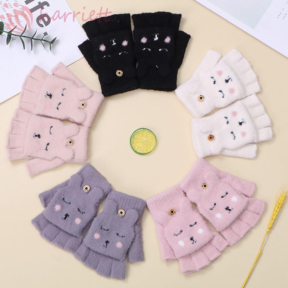 Găng tay len hở ngón nhiều màu sắc thời trang cho nam và nữ