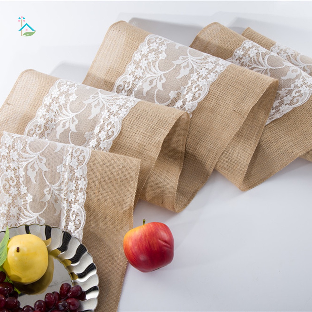 Khăn Trải Bàn Vải Lanh Trang Trí Thời Trang Dành Cho Tiệc Cưới