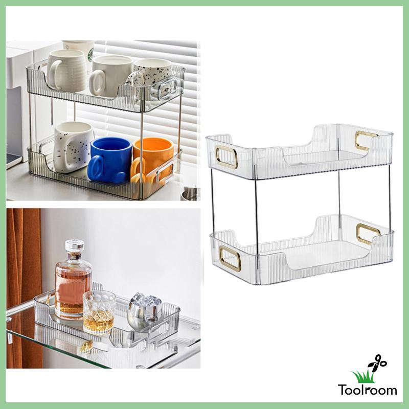 Giá Đựng Đồ Trang Sức / Mỹ Phẩm Để Bàn Màu Xanh Lá