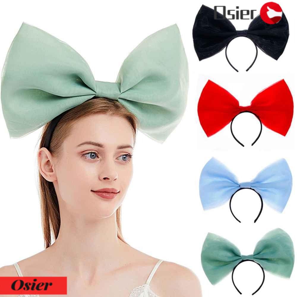 Băng Đô Cài Tóc Hình Nơ Lớn 1 Món Thời Trang Dự Tiệc