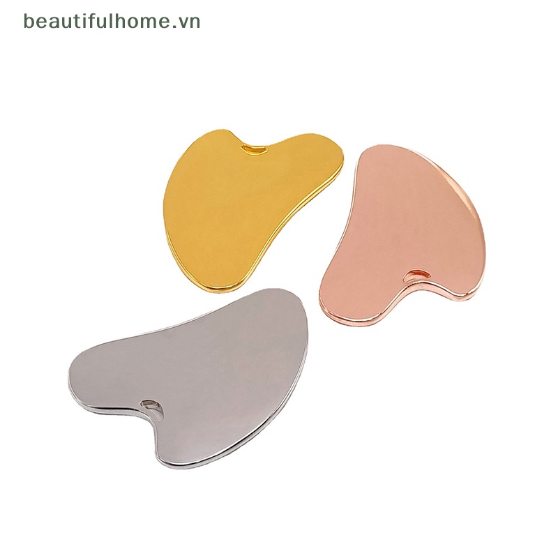 Dụng Cụ Mát Xa Gua Sha Bằng Kim Loại Chuyên Dụng Cho SPA