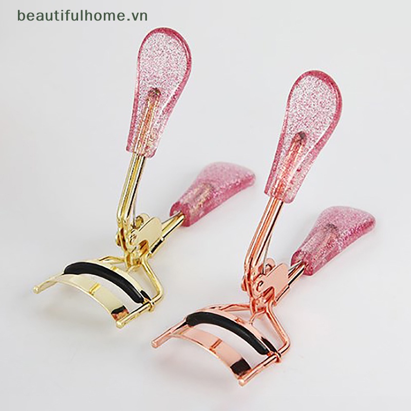 Kẹp Uốn Mi Bằng Thép Carbon Bền Với 2 Miếng Đệm Silicone