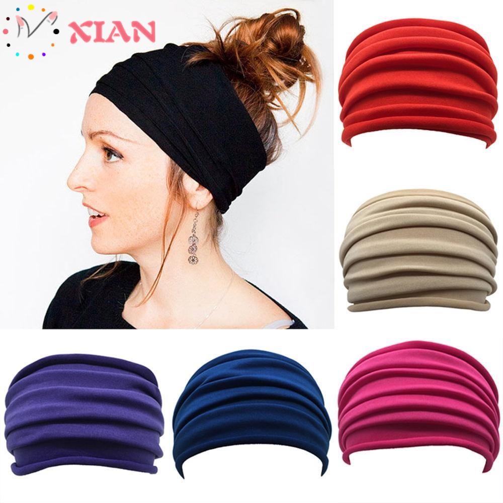 Xiantin Băng Đô Thể Thao Bản Rộng Co Giãn Chống Trượt Chất Lượng Cao