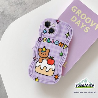 ốp lưng Gấu Cho Realme C35 C31 C3 C25 C21 C30 C20 C17 C15 C12 C11 GT Realme 5 6 Ốp Điện Thoại  Case