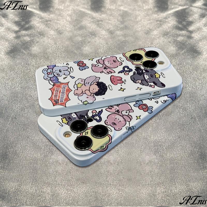 Ốp Điện Thoại Chống Sốc In Hình Thiên Thần Nhỏ Đơn Giản Cho Apple Iphone 13 6In max78 14pro 1211Plus