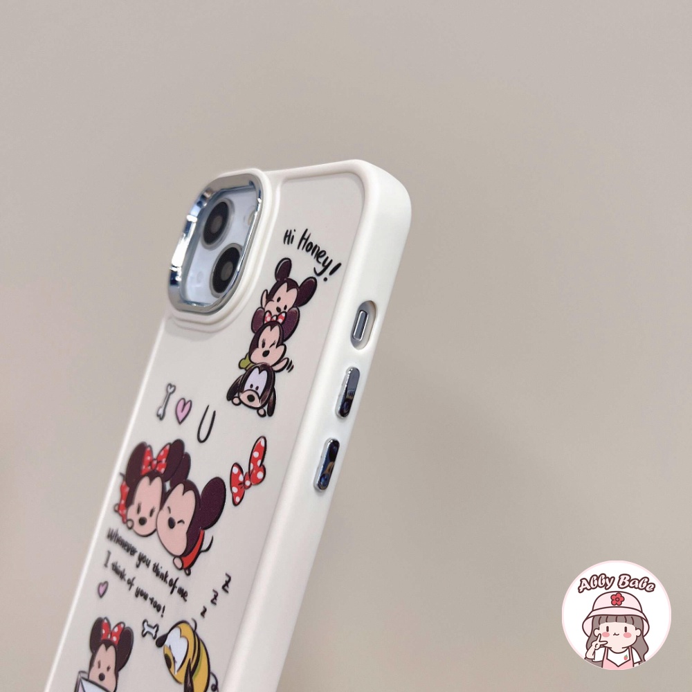 Ốp Điện Thoại TPU Mềm Bóng In Hình Chuột Hoạt Hình Chống Va Đập Cho IPhone 14 Pro Max 11 12 Pro Max X XS 7Plus