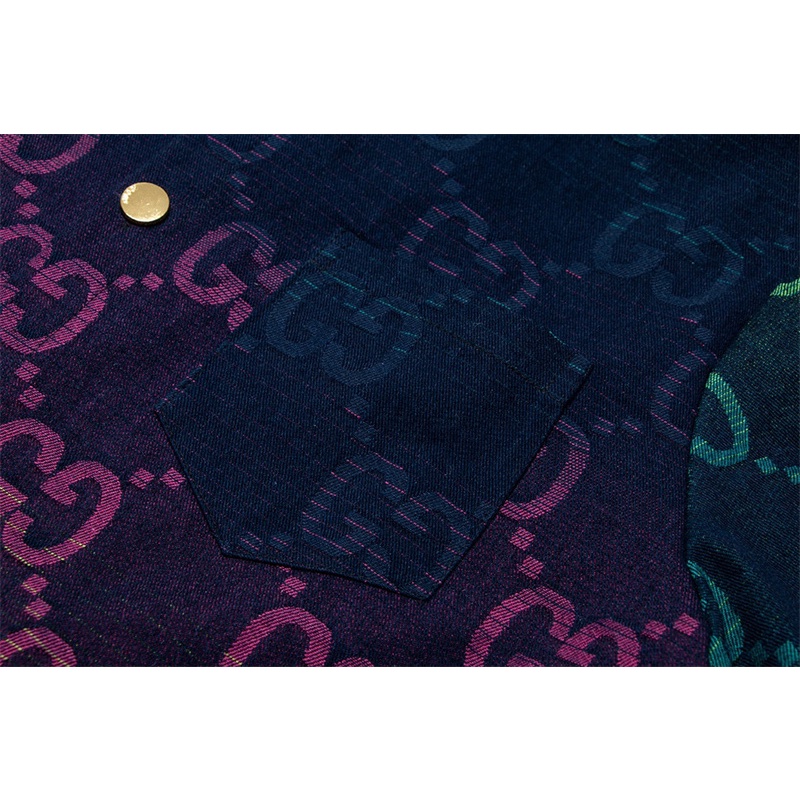 Áo Sơ Mi Denim Họa Tiết Cầu Vồng Chống Lão Hóa Đa Năng G88U-2023