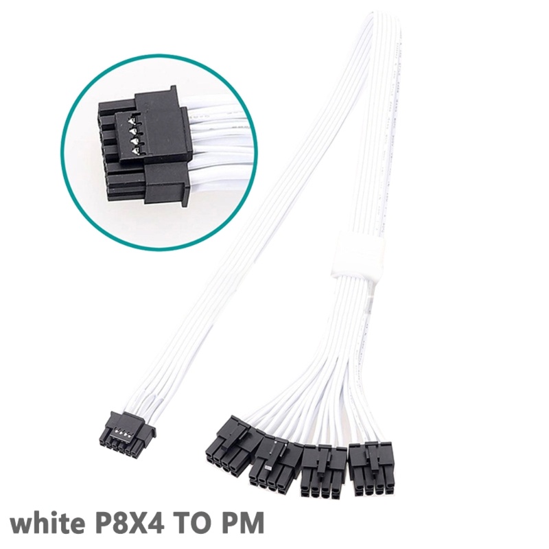 Dây Cáp Nguồn 8PIN x4 Giao Diện 8PIN Sang GPU PCIE5 0 12VHPWR 16PIN 12 + 4