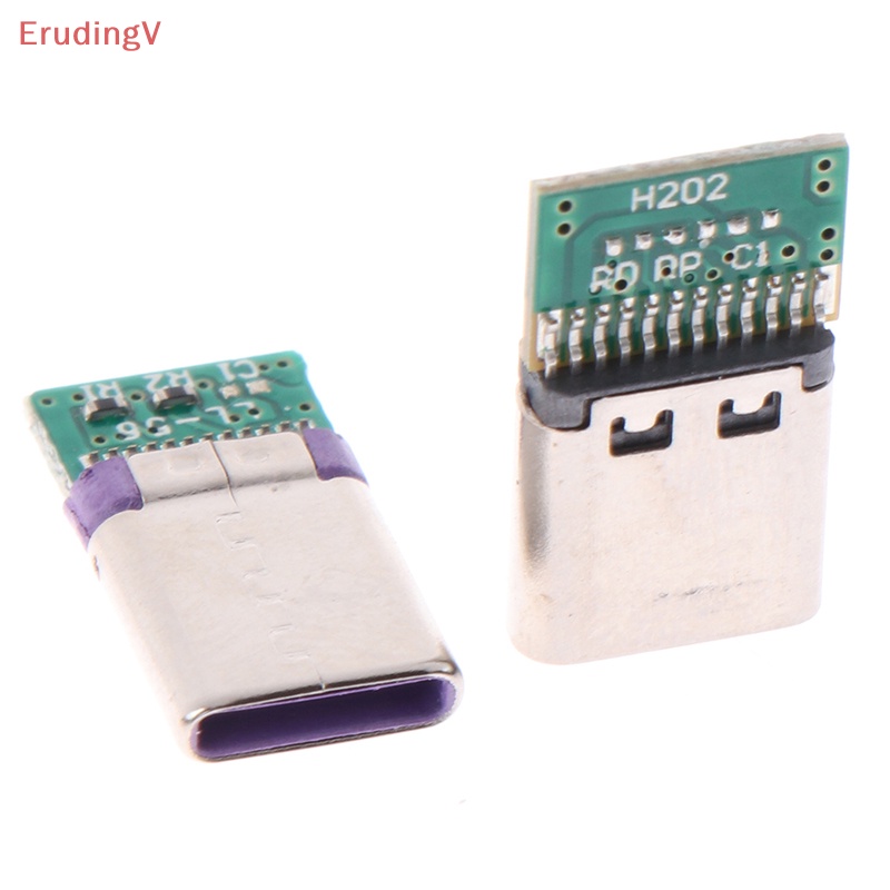 Bộ 5 Đầu Nối Chuyển Đổi Ổ Cắm / Ổ Cắm 12 / 24 Chấu Sang Cổng Cắm Hàn Và Dây Cáp Hỗ Trợ PCB USB 3.1 Type C