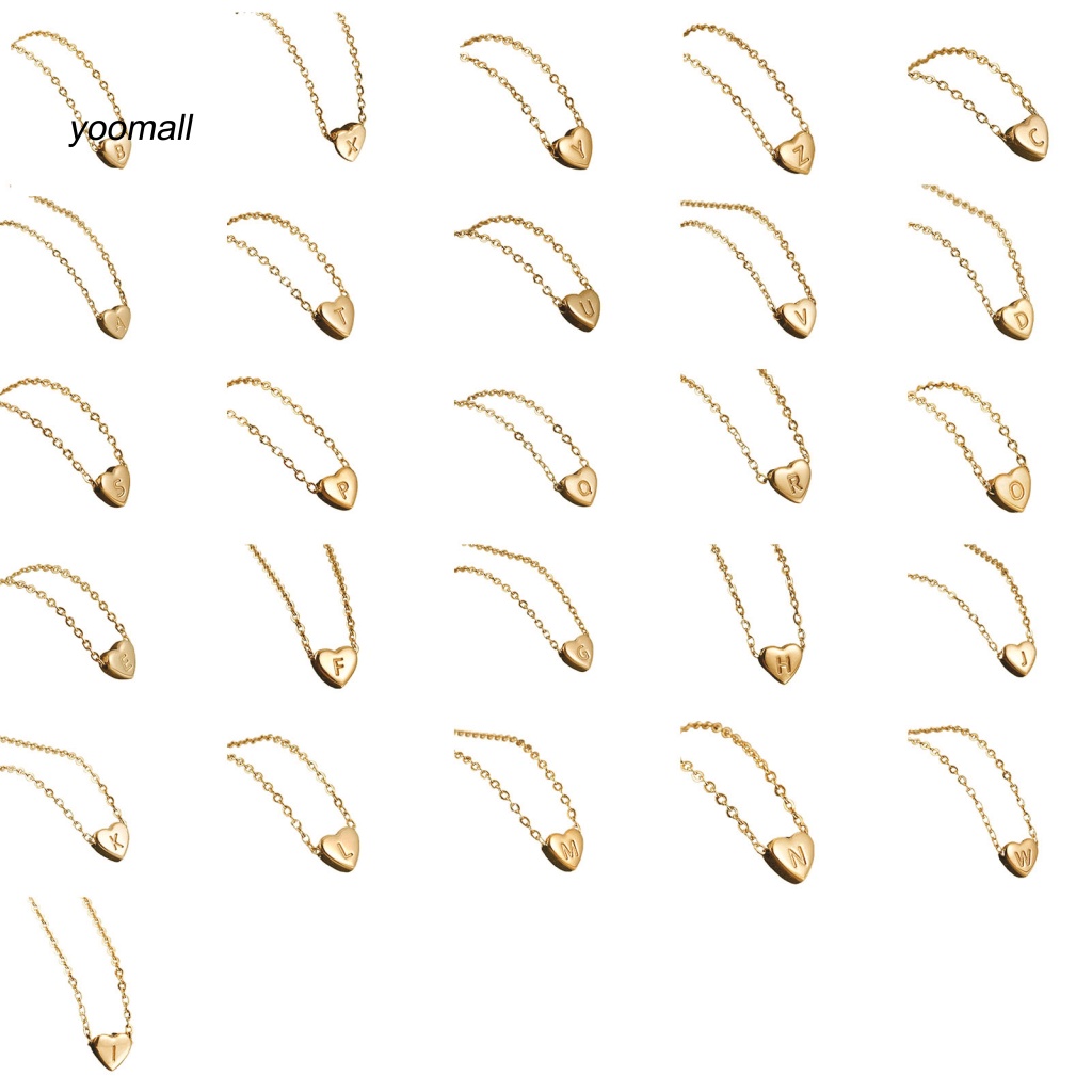 Vòng cổ Mạ Điện Mặt Chữ O Đơn Giản Cho Nữ