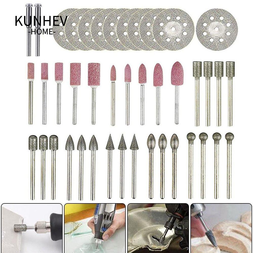 KUNHEV Bộ 42 Đầu Mài Chuyên Dụng Cho Máy Mài Gỗ