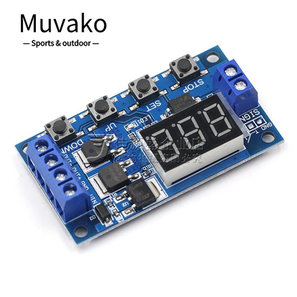 MUVAKO Bảng Mạch Công Tắc Rơ Le DC 12V 24V