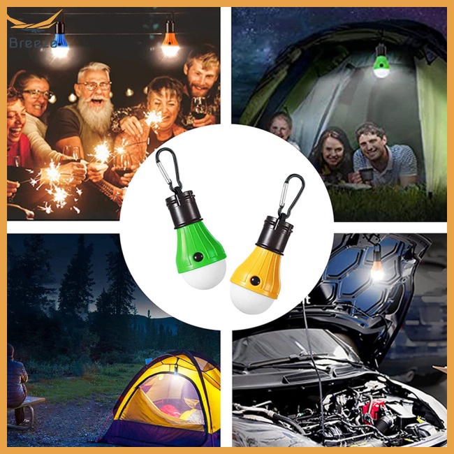 Bộ 4 Móc Treo Bóng Đèn Led Ipx8 Chống Nước Dùng Cắm Trại Leo Núi / Câu Cá