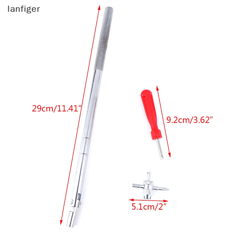 Set 3 Dụng Cụ Tháo Lõi Van Lốp Xe Hơi / Mô Tô Chuyên Dụng