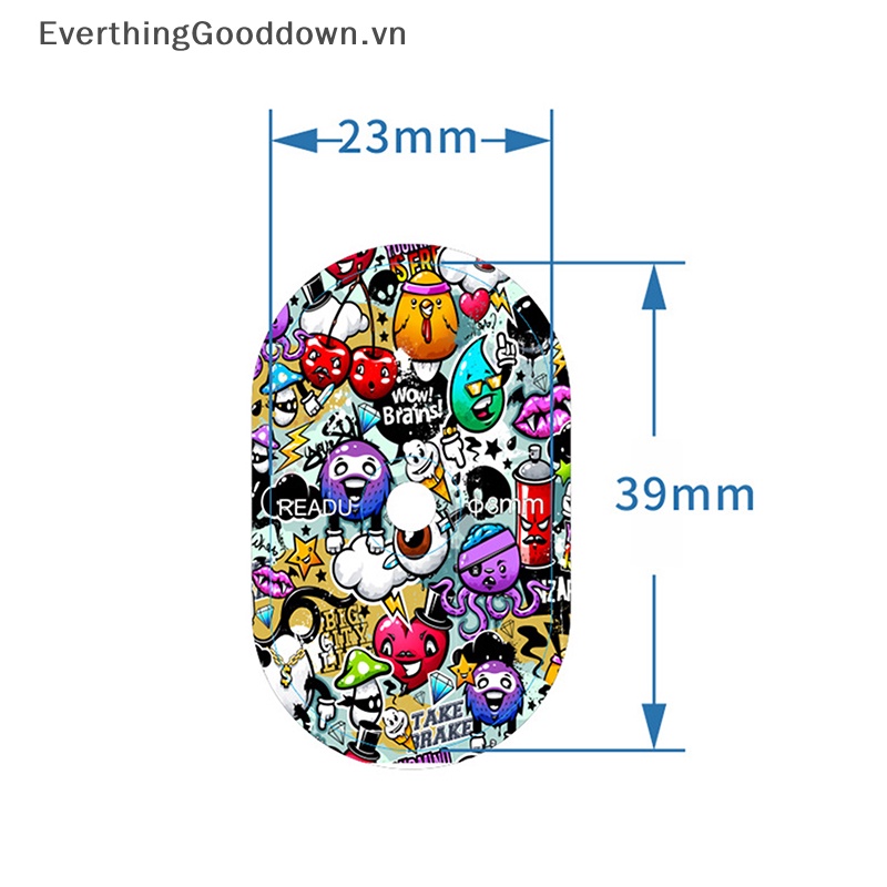 Everthinggooddown 1 Bộ Nhãn Dán Bảo Vệ Van Khí Dành Cho Xe Đạp Leo Núi