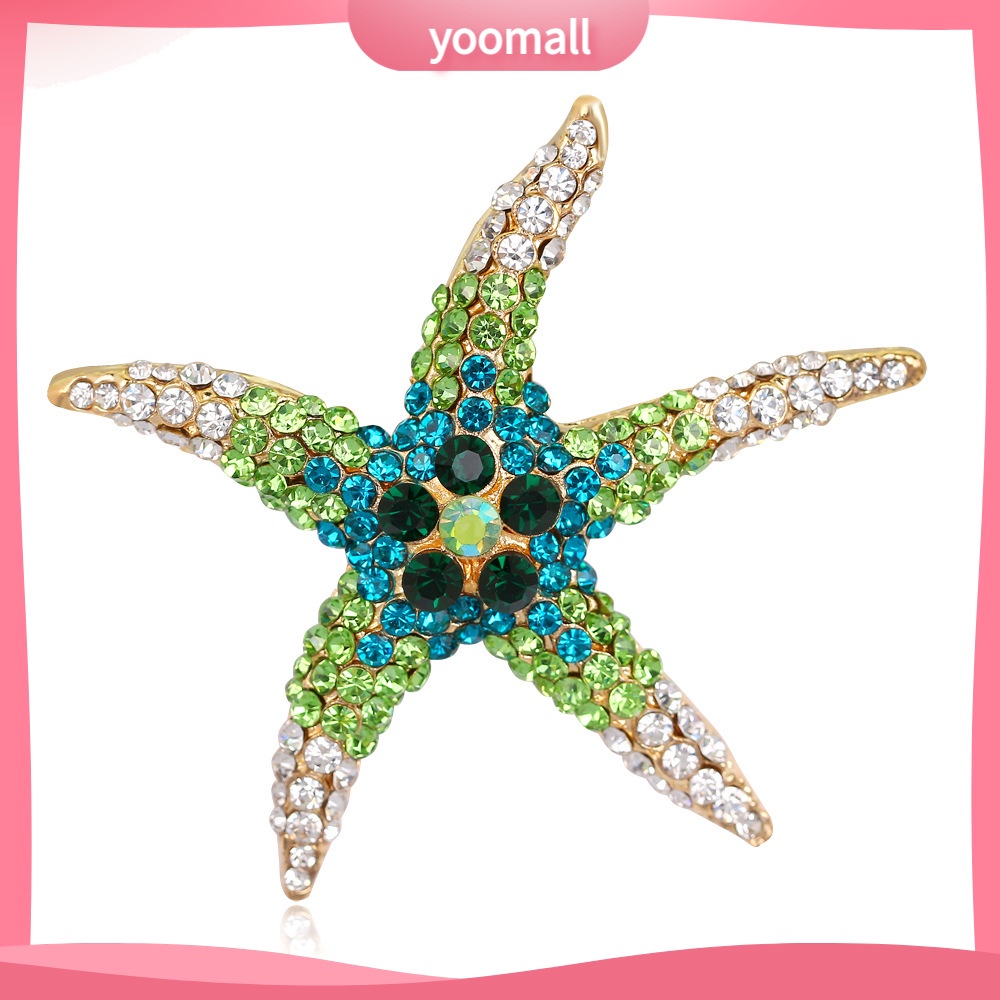 Ghim Cài Áo Hình Sao Biển Nhiều Màu Dễ Thương