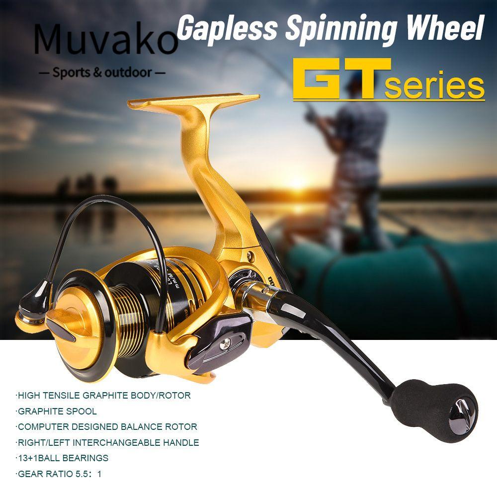 MUVAKO Máy Câu Cá Kim Loại GT1000 Series Mới Chất Lượng Cao