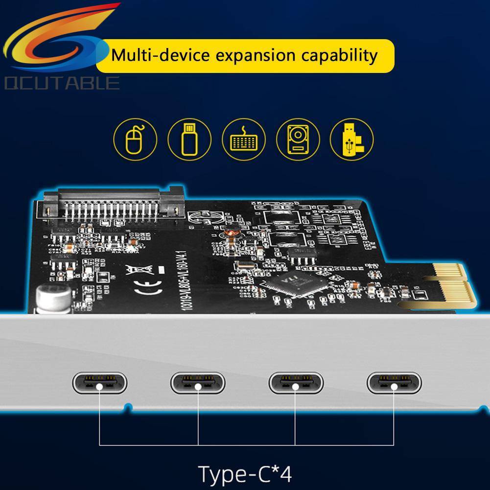 Thẻ Mở Rộng MAIWO KC019 PCIE Sang Type-C USB 3.1