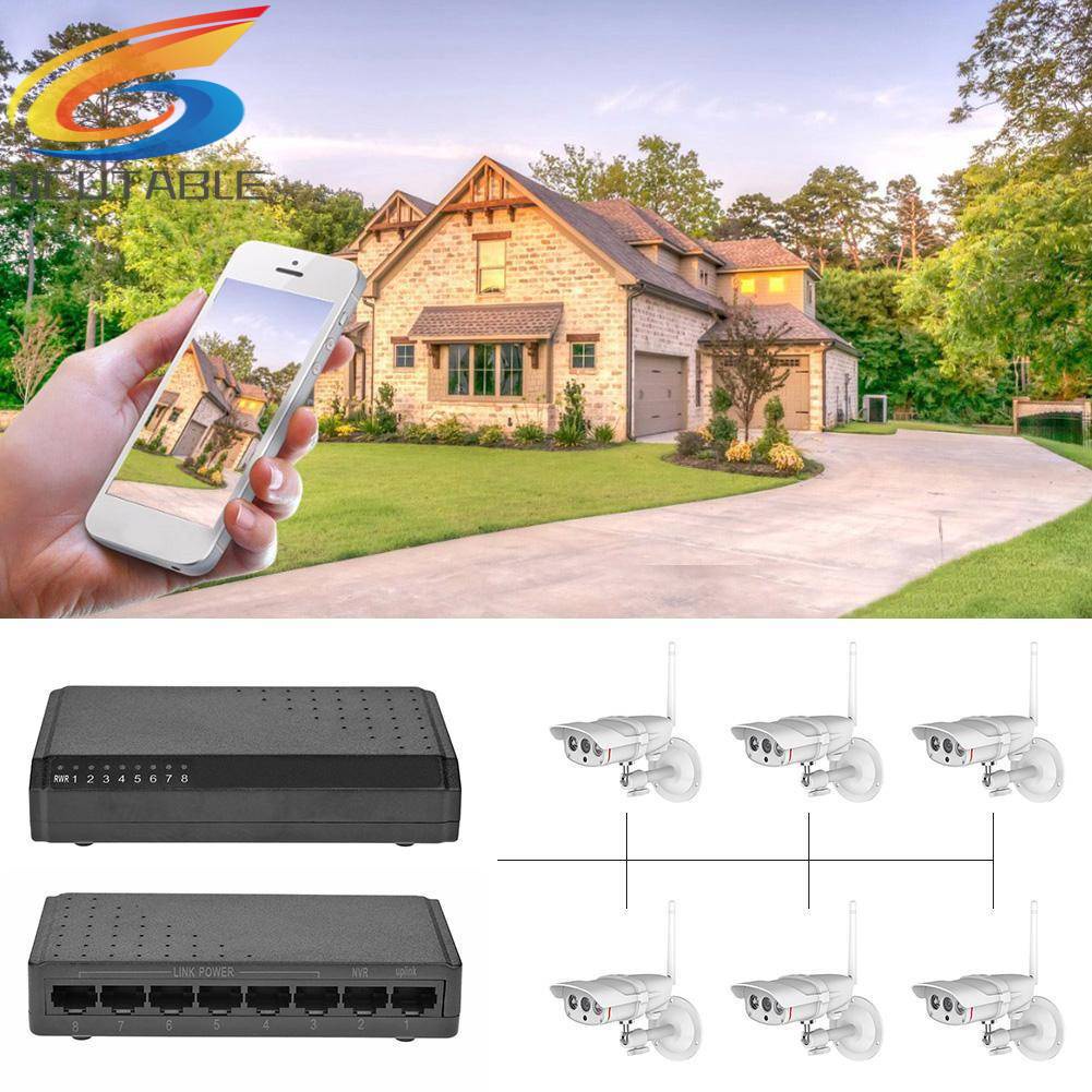 Bộ ChuyểN ĐổI 8 CổNg 6 + 2 PoE