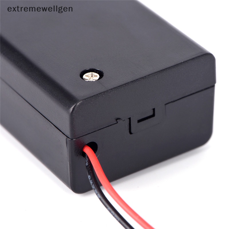 [Cực Tốt] Hộp Đựng 9V Volt PP3 DC Có Dây Chì Bật / Tắt Kèm Vỏ Bọc Công Tắc LLF