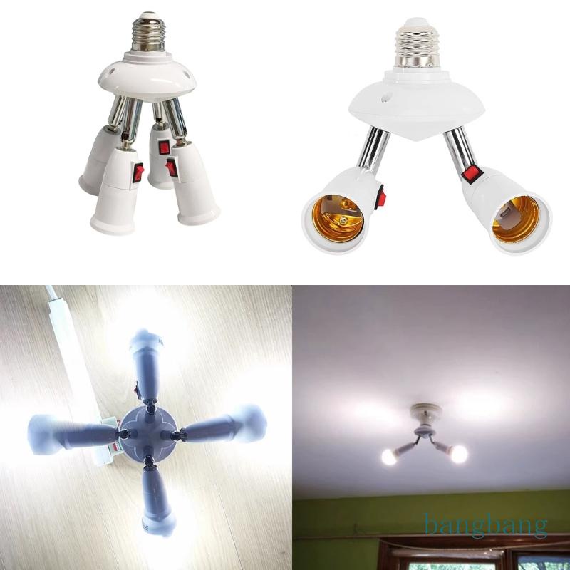 Đuôi Đèn LED E27 2 Trong 1 4 Trong 1 5 Trong 1 Có Đuôi Ổ Cắm Giá Đỡ