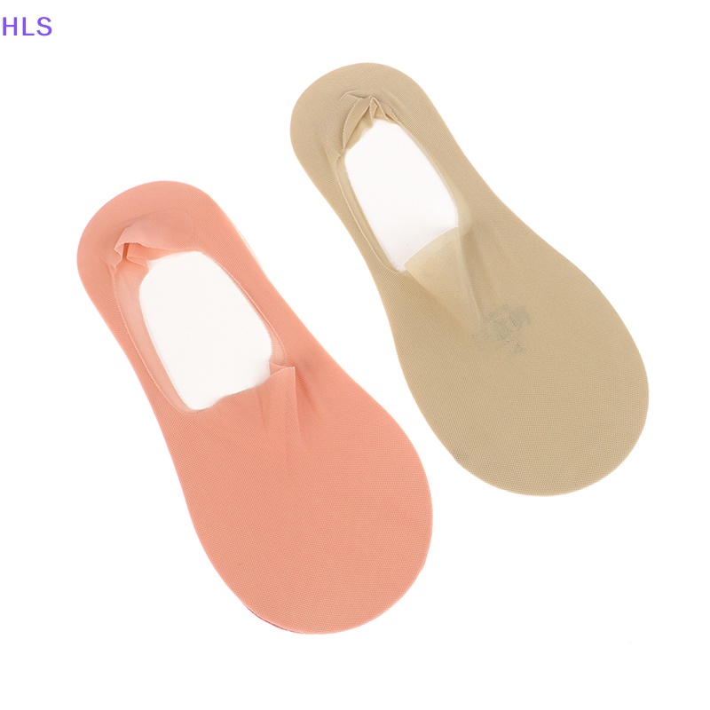 1 Đôi Vớ Thuyền Vô Hình Bằng Silicone Siêu Mỏng Thoáng Khí Chống Trượt Cho Nữ