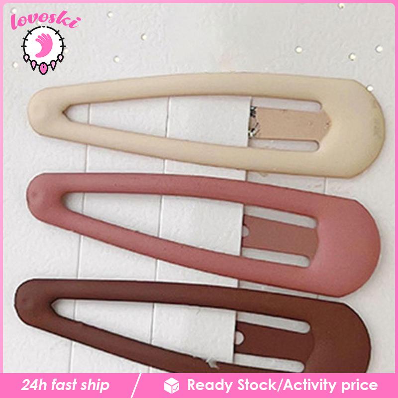 Set 10 Kẹp Tóc Màu Đỏ Phong Cách Anime