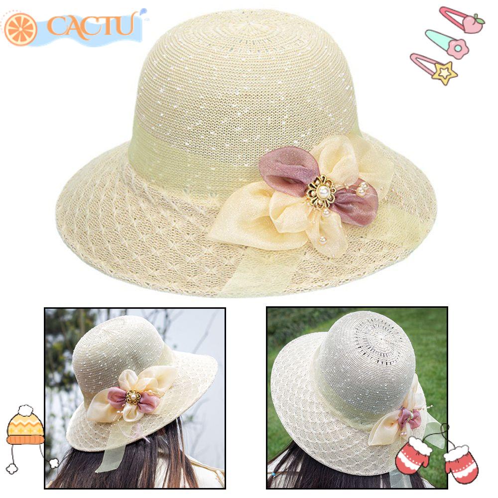 CACTU Mũ Chống Nắng Họa Tiết Hoa Thời Trang Dành Cho Nữ