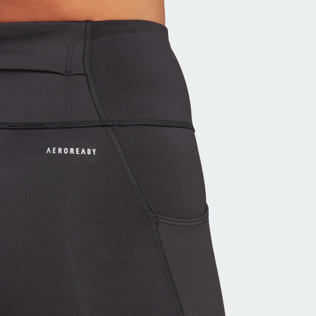 adidas Chạy Quần Legging 3/4 DailyRun Nữ Đen HS5436