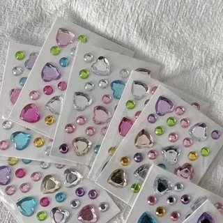 1 tấm sticker dán trang trí hình bán nguyệt bằng nhựa ốp