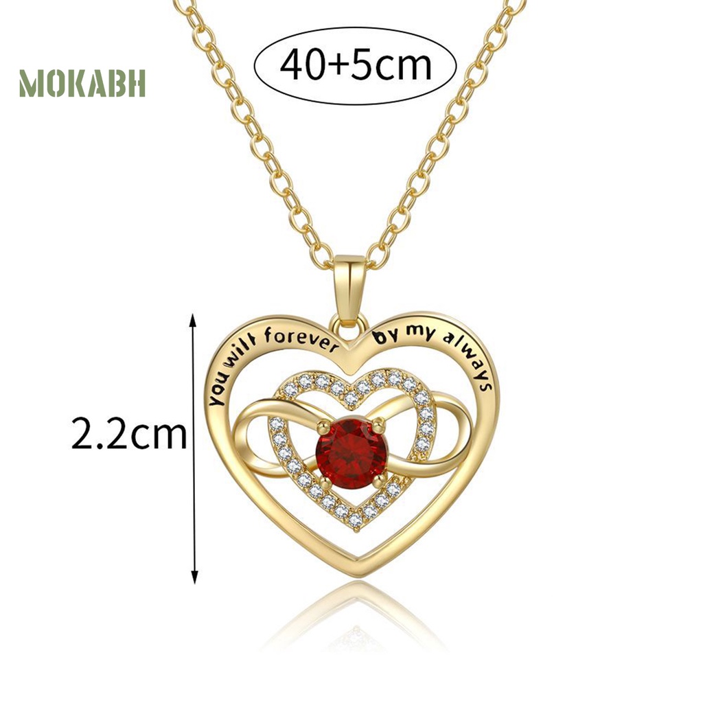 Vòng cổ Mặt Trái Tim Đính Đá Thời Trang Dành Cho Nữ