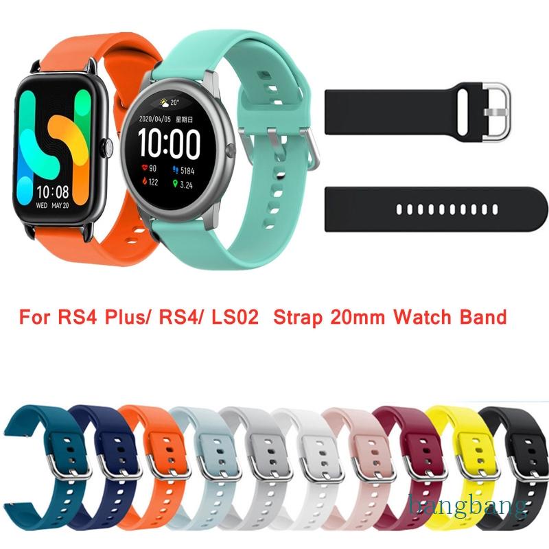 Dây Đeo Tay Bằng Silicone Chống Mồ Hôi Cho HaylouRS4 Plus RS4 LS02