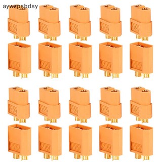 {Aywzpsbdsy} 20 cái 10 cặp XT60 Nam Nữ đạn kết nối phích cắm cho RC LiPo pin mới