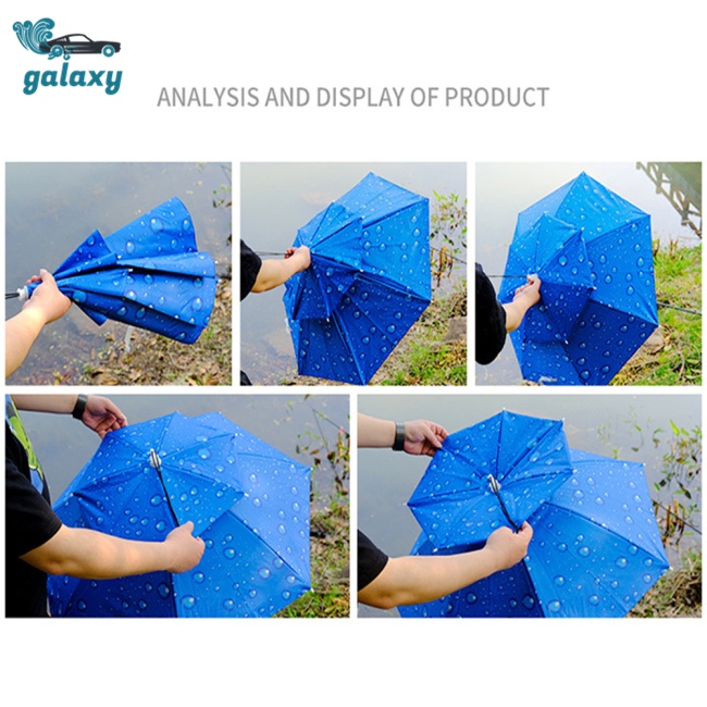 Galaxy Dù Câu Cá Hai Lớp Chống Gió Chống Tia Cực Tím