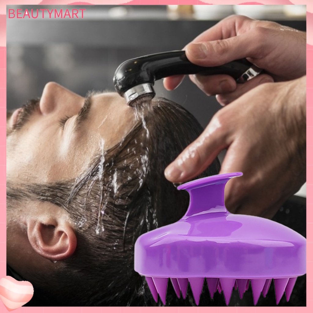Bàn Chải Massage Da Đầu Bằng Silicone Cho Spa