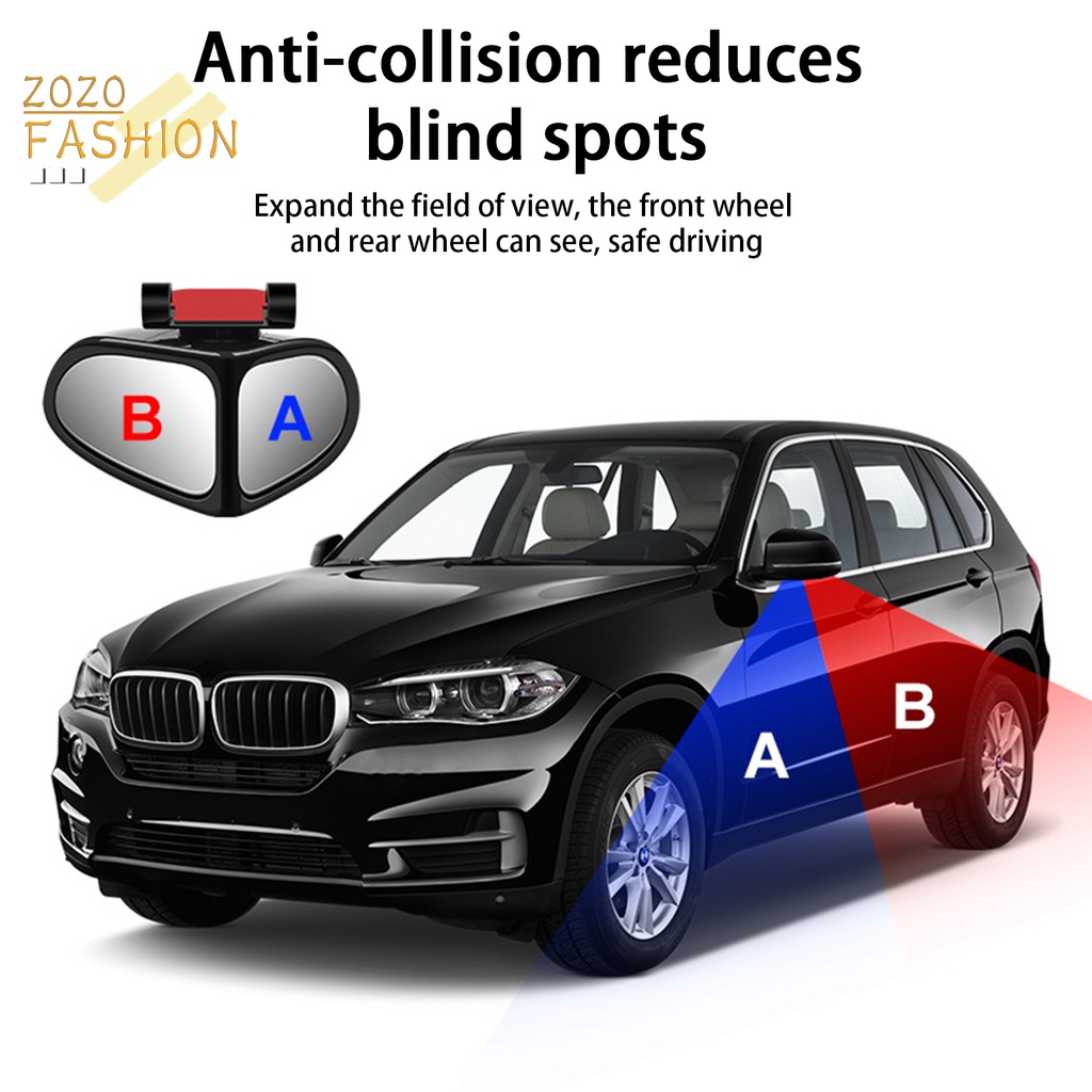 Gương Chiếu Hậu Góc Rộng 360 Độ Tùy Chỉnh Tiện Dụng Cho Xe Hơi