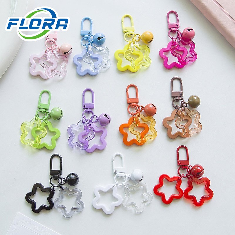 Móc Khóa Hình Ngôi Sao Năm Cánh Nhiều Màu Sắc Đáng Yêu
