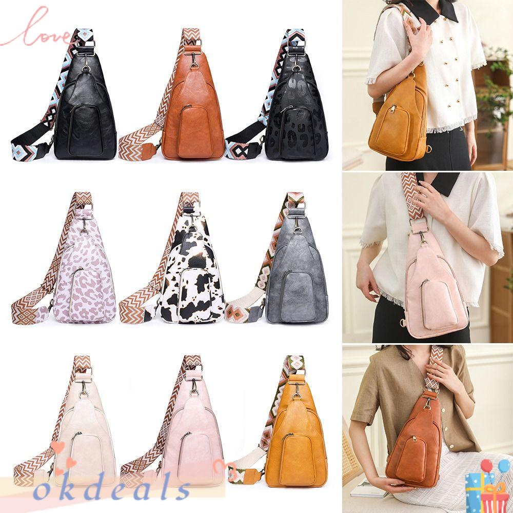 Túi Đeo Chéo Ngực Bằng Da PU Phong Cách Thể Thao Thời Trang Cho Nam Và Nữ