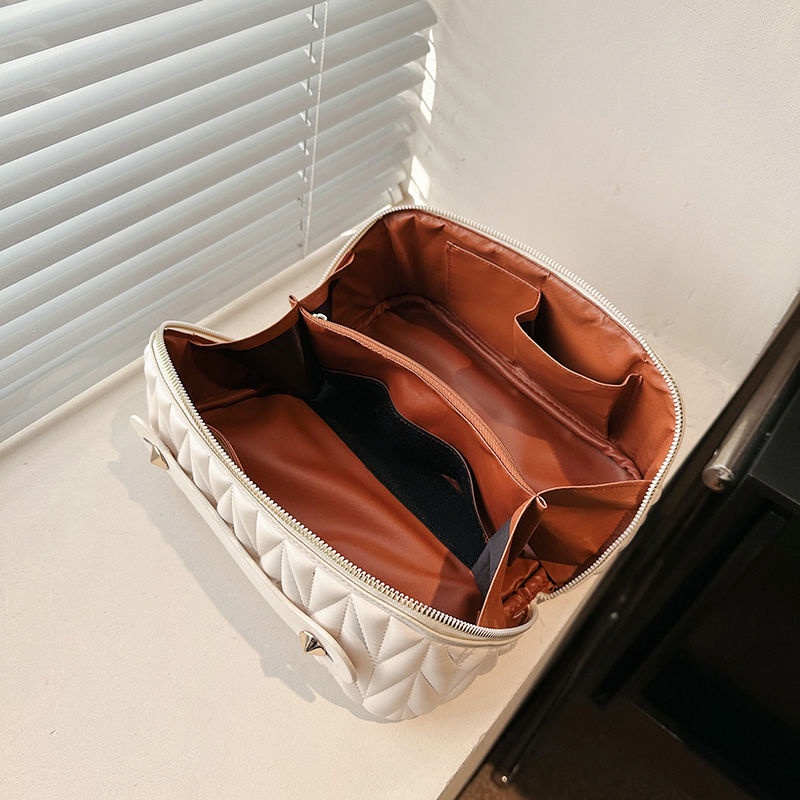 Túi Đựng Mỹ Phẩm Mềm Co Giãn Cao Cấp Có Khóa Kéo Tiện Lợi Khi Đi Du Lịch