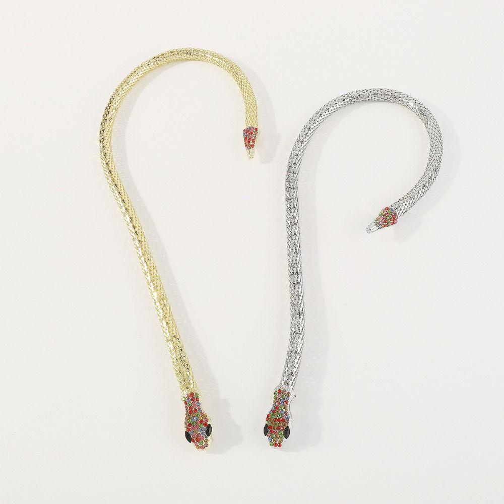 Vòng Cổ Hình Rắn Cỡ Lớn WMES15H Phong Cách Hip Hop Thời Trang Đường Phố Hàn Quốc Cho Nữ