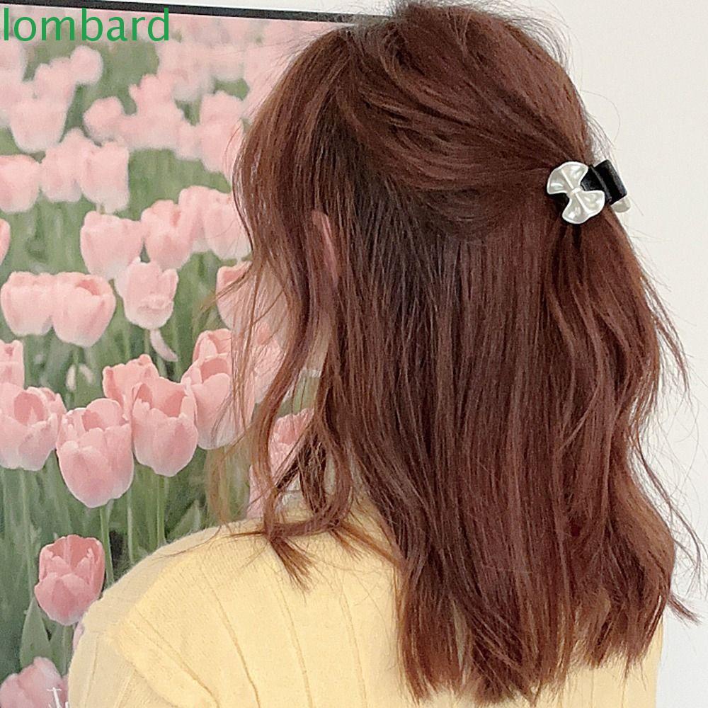 LOMBARD Kẹp Tóc Hình Cá Mập Bằng Nhựa Dễ Thương Cho Bé Gái