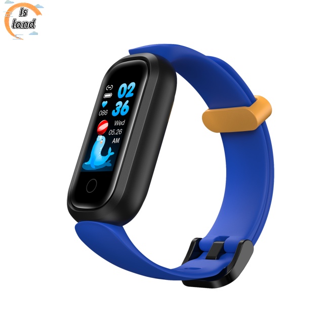 Bộ Vòng Tay Thông Minh T12 Chống Nước Ip68 Giám Sát Nhịp Tim &amp; Huyết Áp Cho Trẻ Em