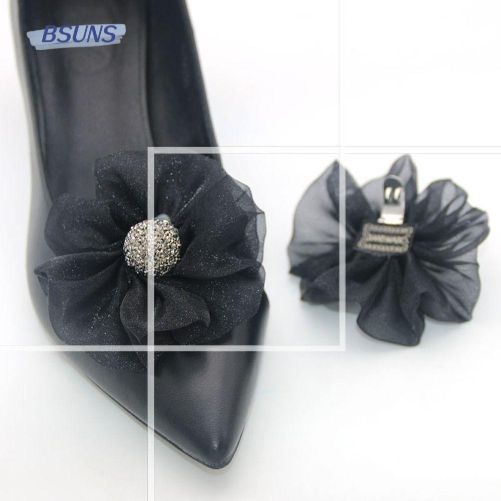 BSUNS Set 2 Phụ Kiện Khóa Trang Trí Giày Cho Cô Dâu