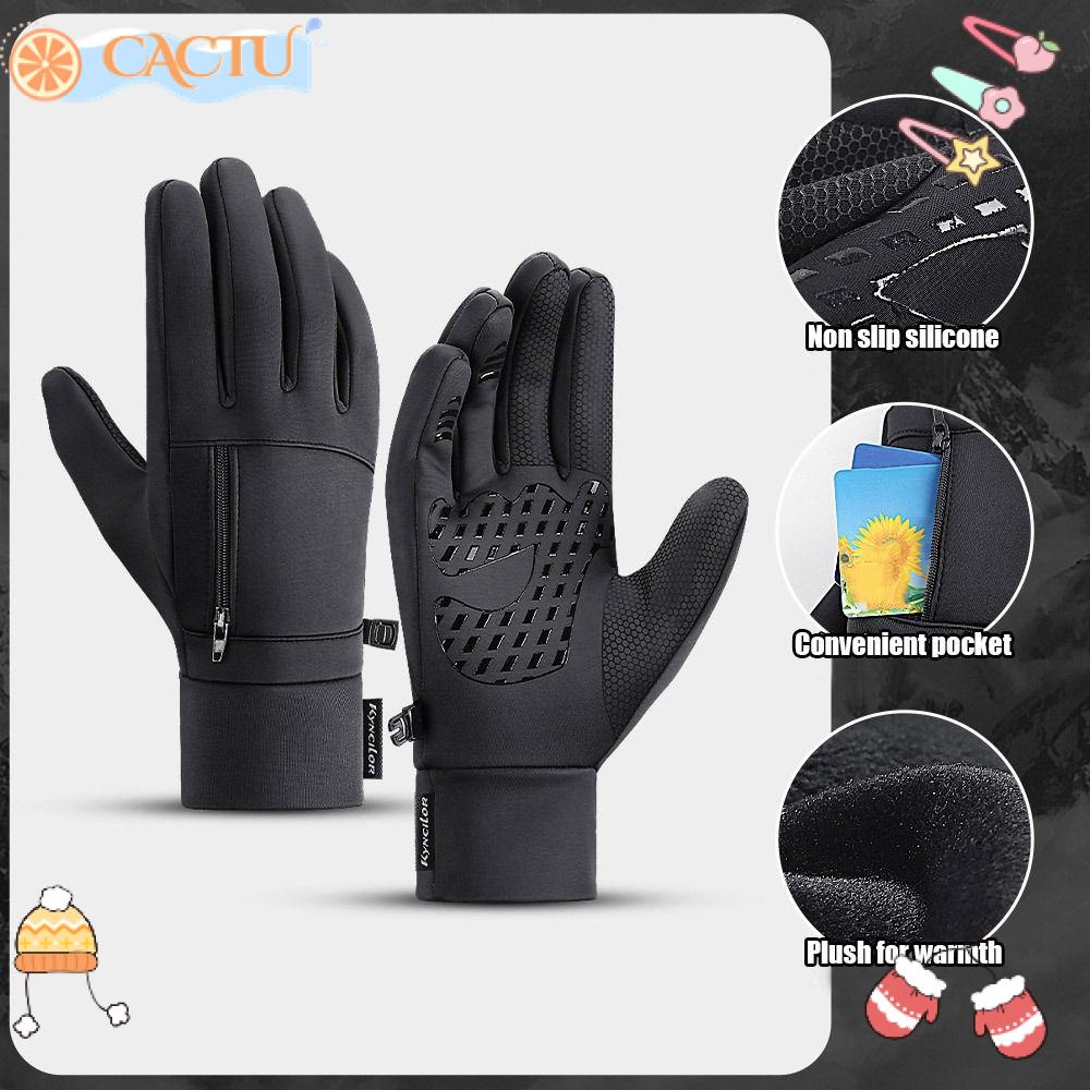 CACTU Găng Tay Lái Xe Cảm Ứng Chống Thấm Nước