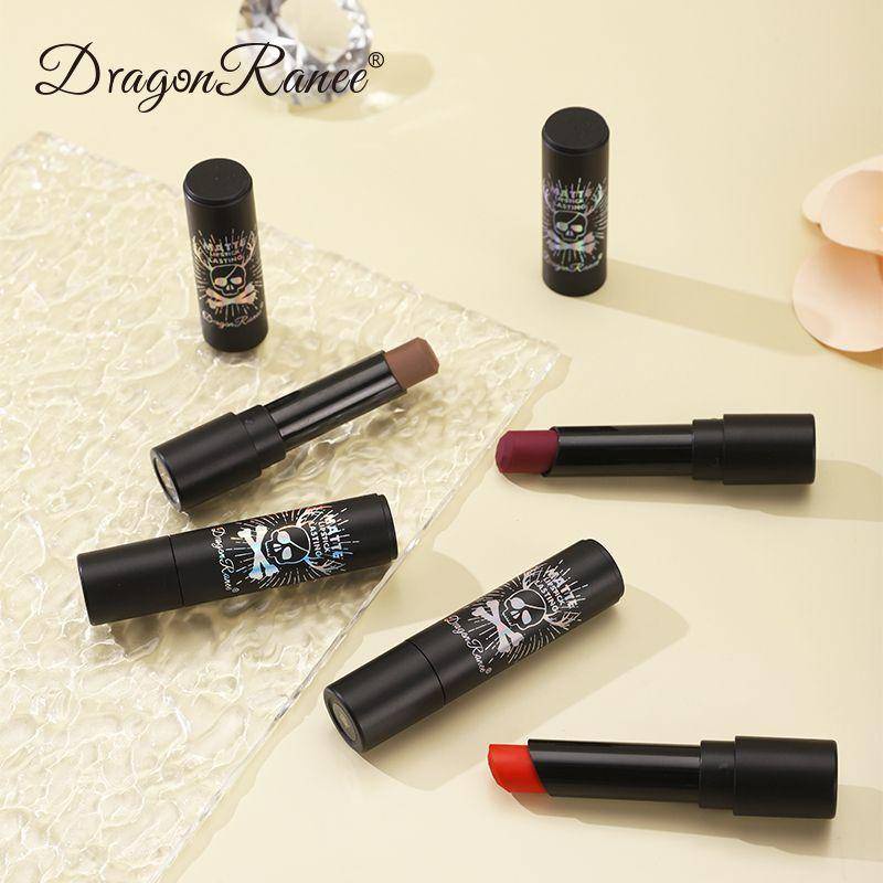 Son Thỏi 12 Màu Đen Đất Chống Nước Không Phai Màu Hóa Trang halloween