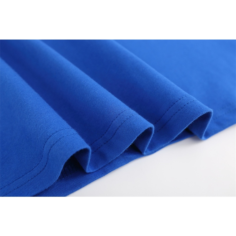 Áo Thun Cotton Tay Ngắn Cổ Tròn Thêu Chữ Nhỏ Thời Trang Dành Cho Cặp Đôi m-i88