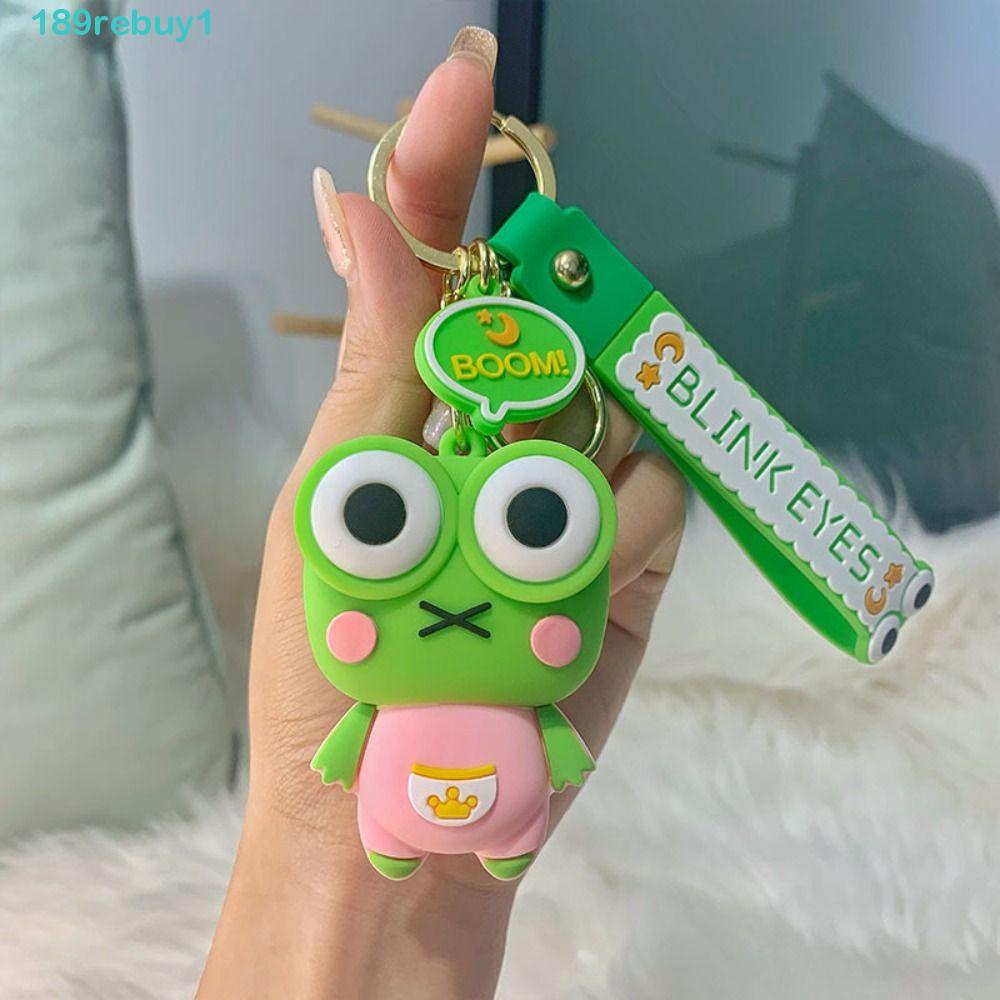 Rebuy1 Móc Khóa Hình Khủng Long Hoạt Hình Bằng PVC Sáng Tạo