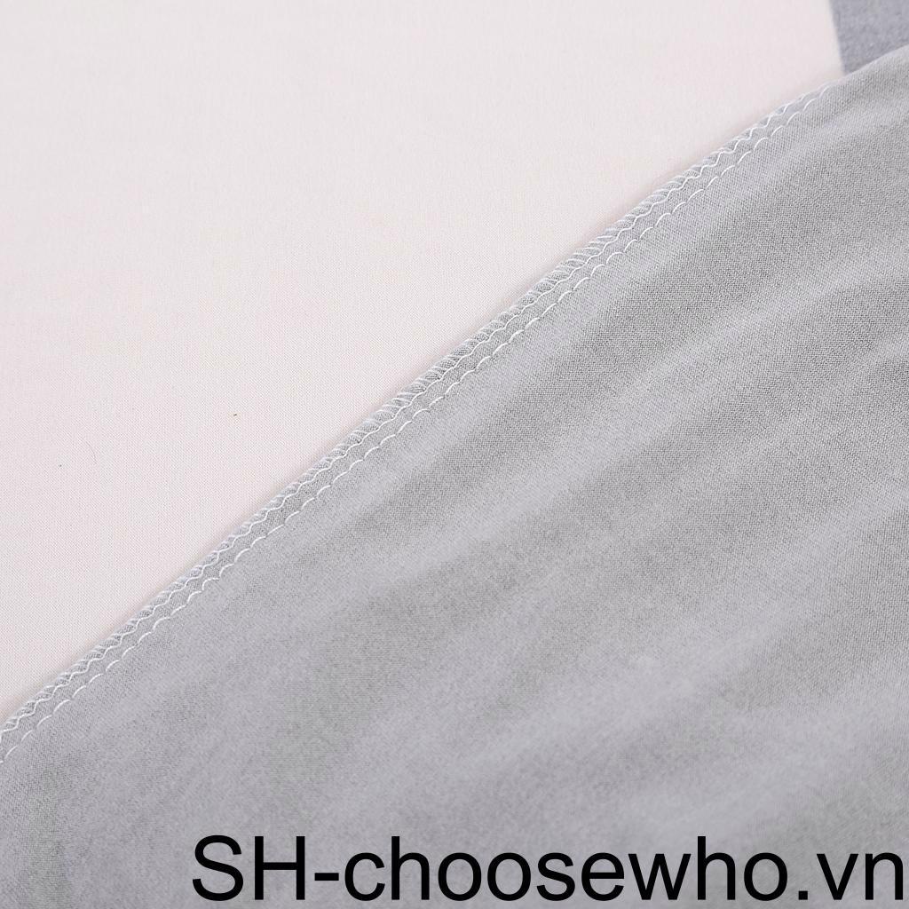 Vỏ Bọc Ghế Ngồi Họa Tiết Kẻ Sọc Màu Đen Tiện Dụng Cho Phòng Ăn / Văn Phòng /