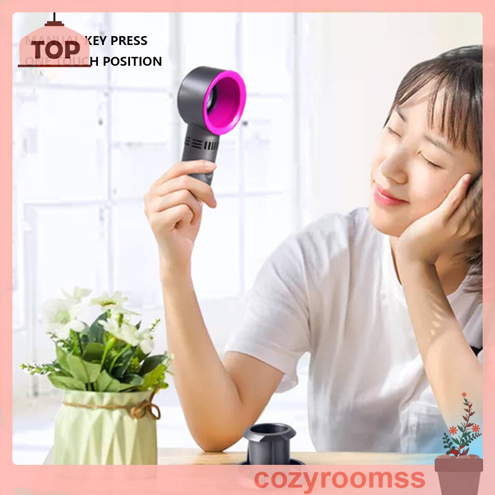 Quạt Điện Làm Mát Cầm Tay Không Dây Sạc USB 3 Tốc Độ Dùng Làm Quà Tặng Mù
