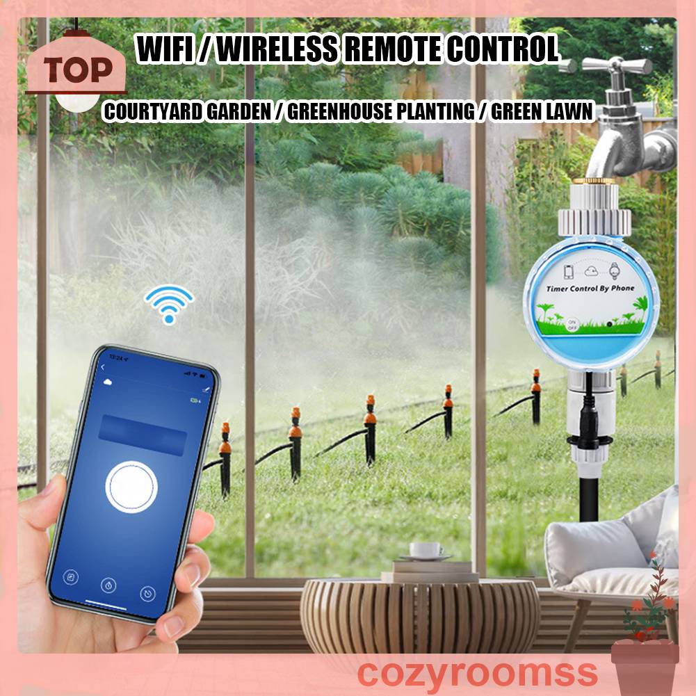 Thiết Bị Điều Khiển Hẹn Giờ Tưới Nước Tự Động Cho Sân Vườn